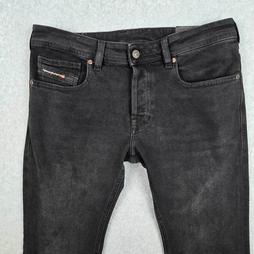 NWT Diesel Mens 34x31 Black Button Fly 2007 Zatiny Jeans